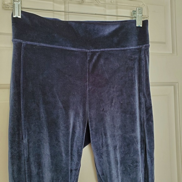 blue velvet leggings - small, utopia by hue - Picture 2 of 10